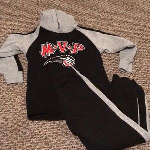 Boys sweatsuit (Black and Grey)